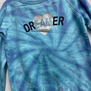 C&C CALIFORNIA 3T‎ Dreamer Blue Tie Dye Pullover Sweatshirt Pants Set